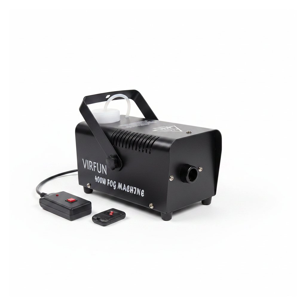 400W Halloween Fog Machine with Remote - white background