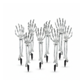 Skeleton Hand Yard Stakes - white background